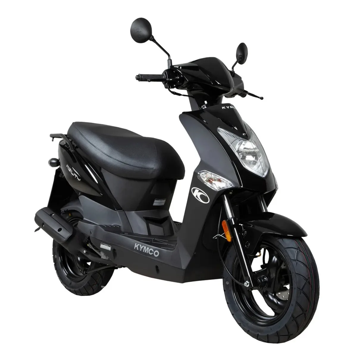 Kymco Agility FR Lang Zadel in donkergrijs