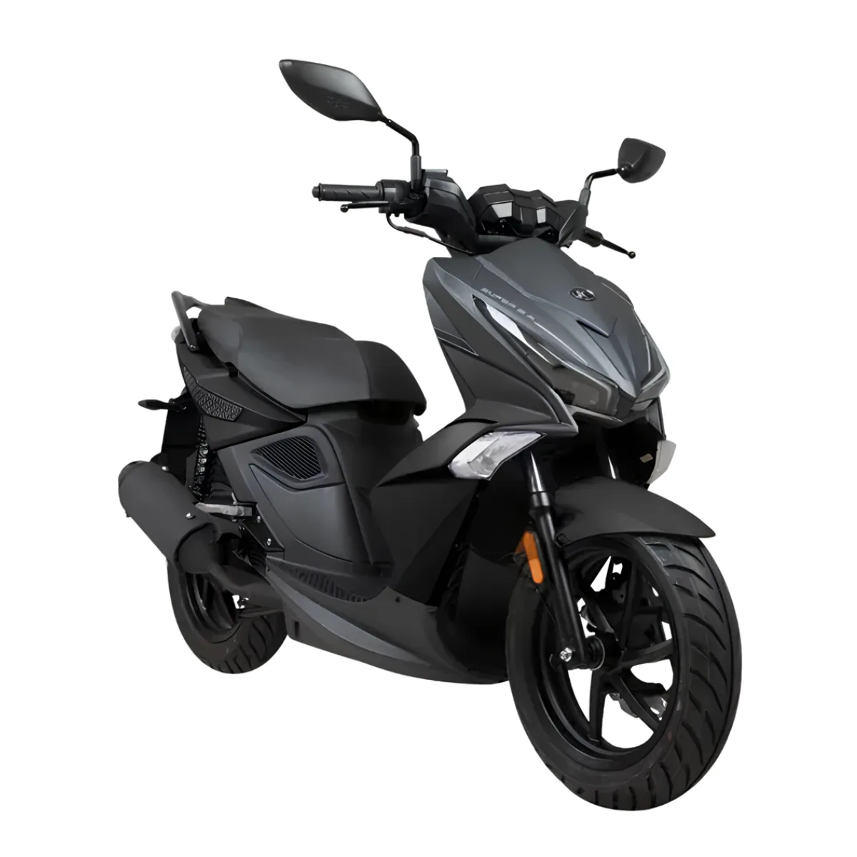 Kymco New Super8 R in donkergrijs