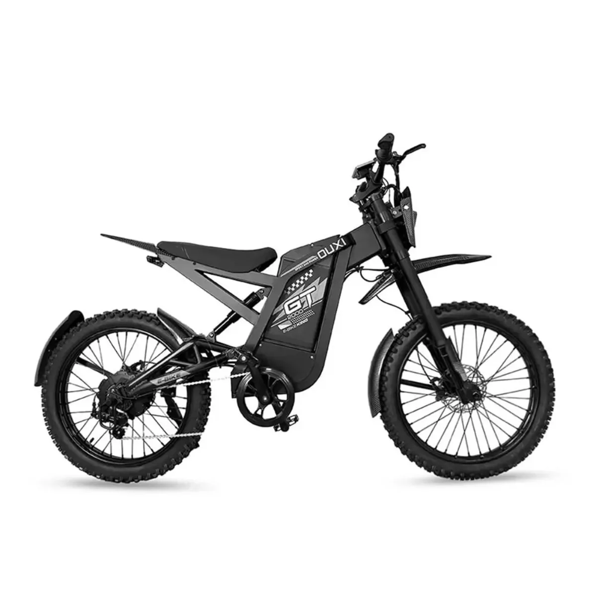 OUXI GT-2000 - Off-road fatbike - Zwart in zwart