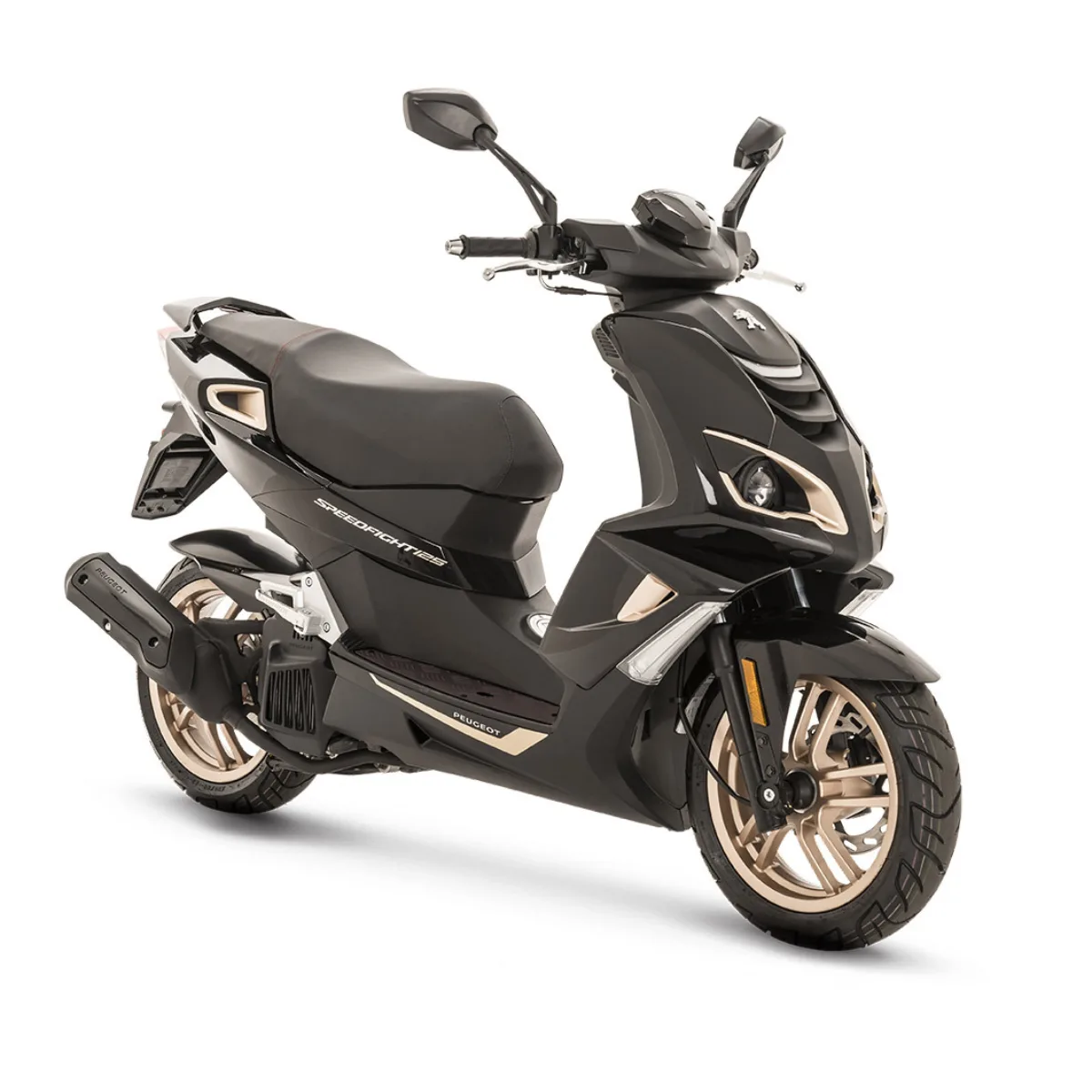 Peugeot Speedfight 4 in donkergrijs