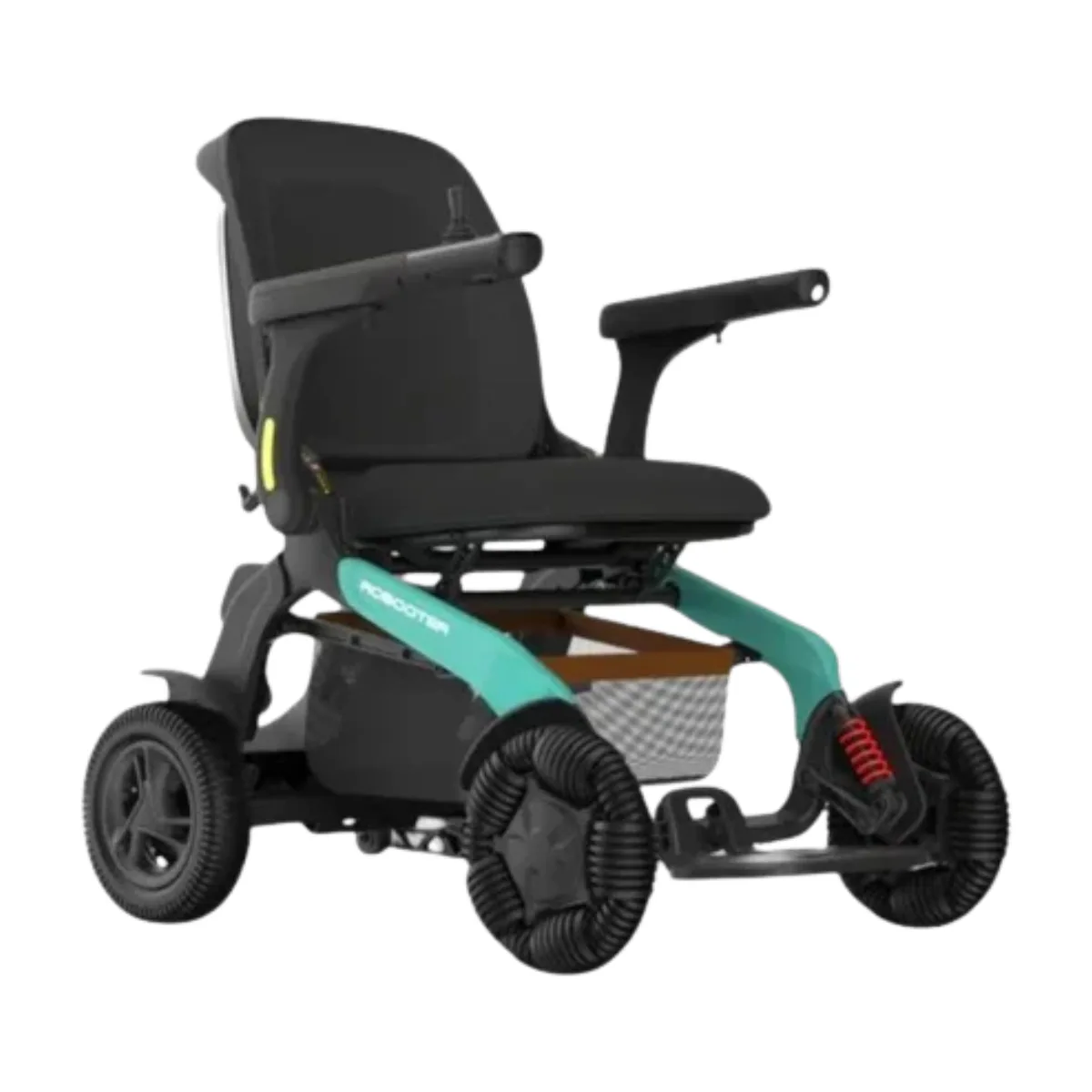 Robooter E60 in zwart met turquoise