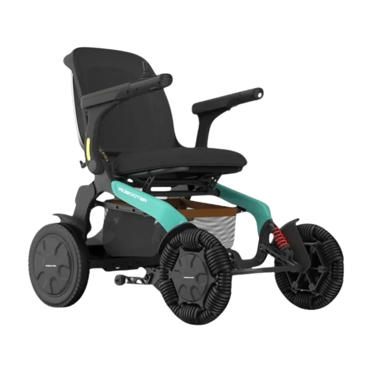 Robooter E60 Pro in zwart met turquoise