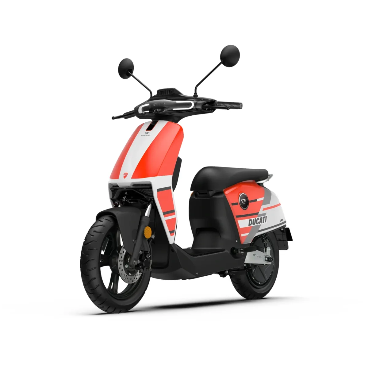 Vmoto CU Ducati in wit met rood